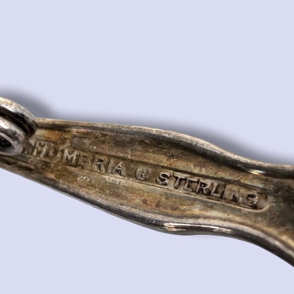 Vintage Humbria Sterling Spoon Brooch - Picture 6 of 7